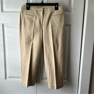 ST.JOHN Size 4 Tan Dress Pants